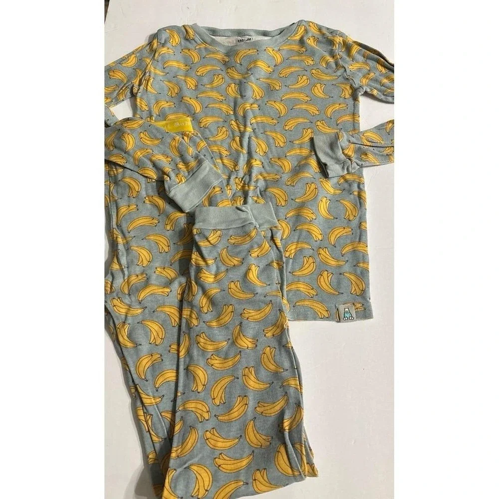 Banana Theme Pajamas (unisex) (size 12 youth)